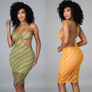 Sun Kiss cut out Dress